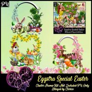 Eggstra Special Easter Cluster Frames