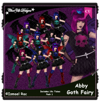 Abby Goth Fairy CU/PU Pack 1