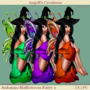 Autumn Halloween Fairy - Set 01