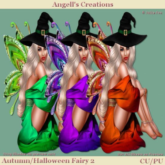 Autumn Halloween Fairy - Set 02 - Click Image to Close