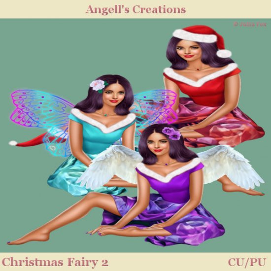 Christmas Fairy - Set 02 - Click Image to Close