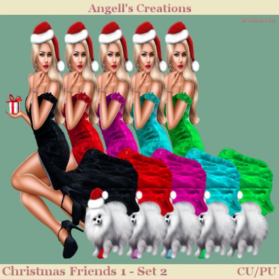 Christmas Friends 1 - Set 02 - Click Image to Close