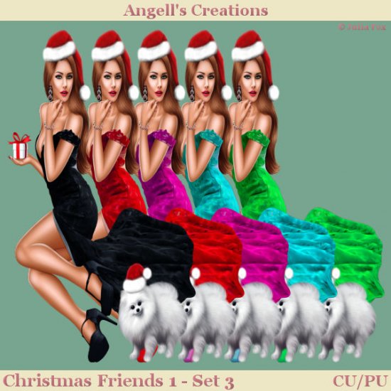 Christmas Friends 1 - Set 03 - Click Image to Close