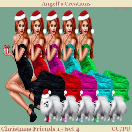 Christmas Friends 1 - Set 04 - Click Image to Close