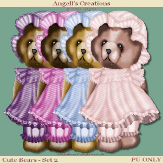Cute Bears - Set 02 - Click Image to Close