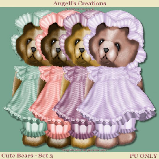 Cute Bears - Set 03 - Click Image to Close