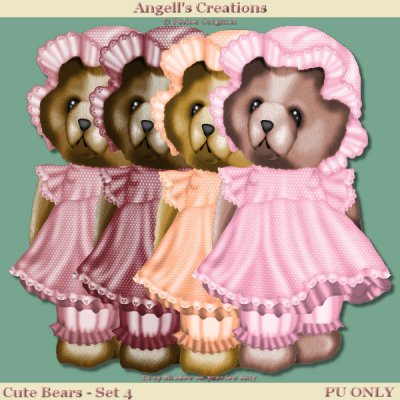 Cute Bears - Set 04