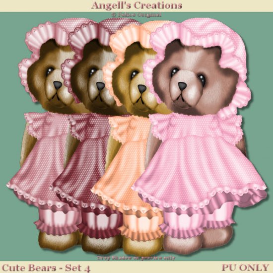 Cute Bears - Set 04 - Click Image to Close