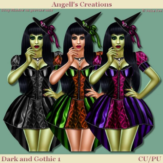 Dark and Gothic - Set 01 - Click Image to Close
