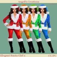 Elegant Santa Girl - Set 01