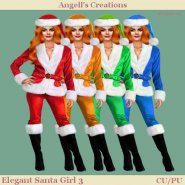 Elegant Santa Girl - Set 03