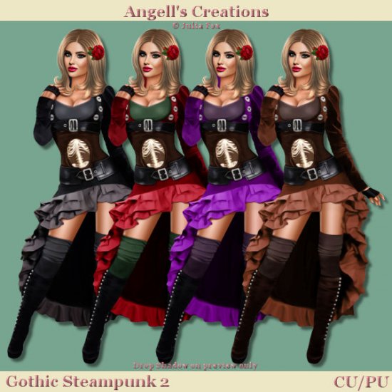 Gothic Steampunk - Set 02 - Click Image to Close