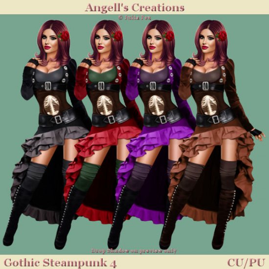 Gothic Steampunk - Set 04 - Click Image to Close