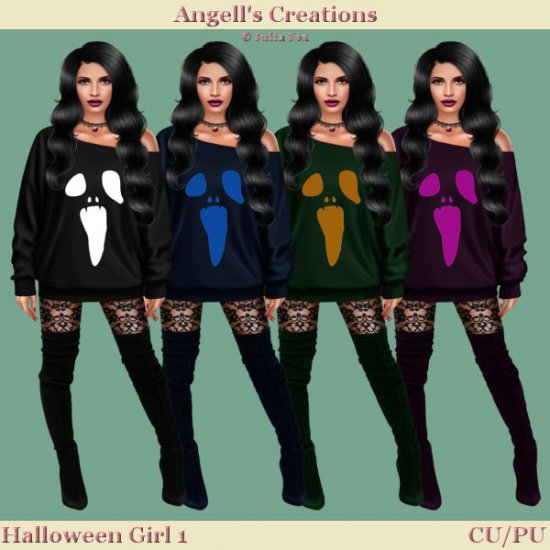 Halloween Girl - Set 01 - Click Image to Close