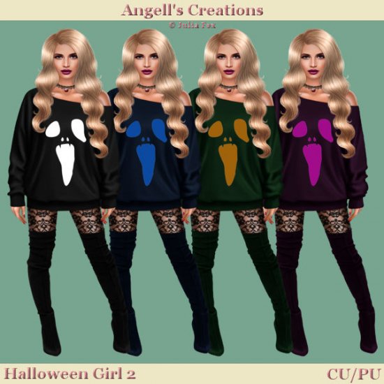 Halloween Girl - Set 02 - Click Image to Close