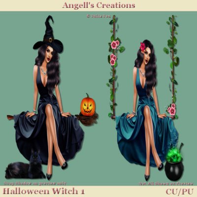 Halloween Witch - Set 01