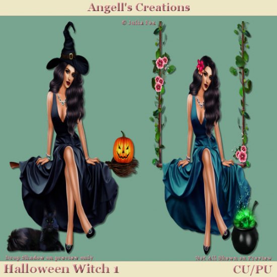 Halloween Witch - Set 01 - Click Image to Close