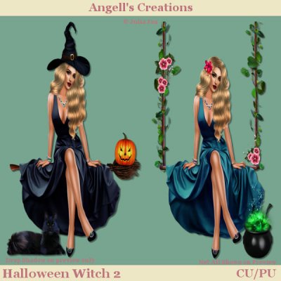 Halloween Witch - Set 02