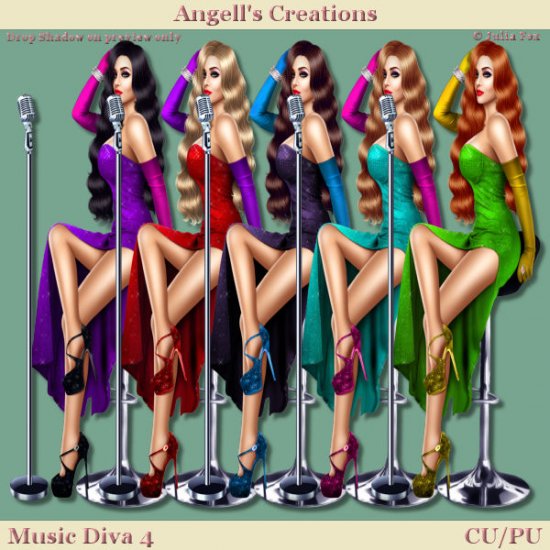 Music Diva - Set 04 - Click Image to Close