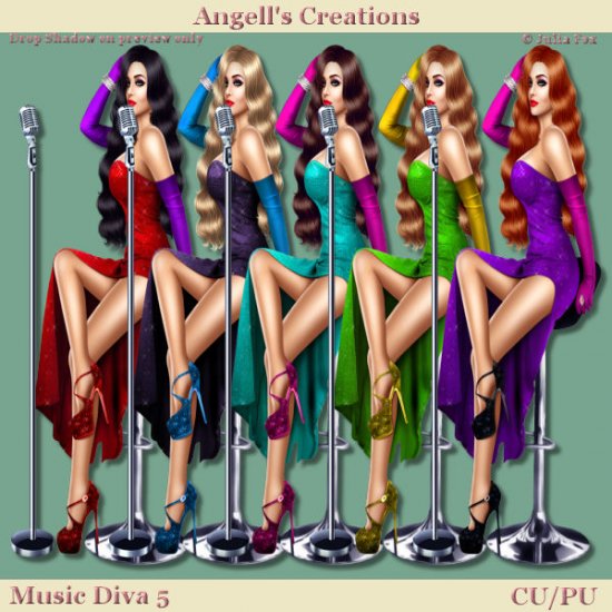 Music Diva - Set 05 - Click Image to Close