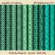 Green Pattern Paper Pack - Full Size