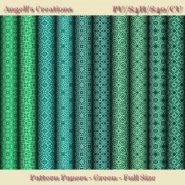 Green Pattern Paper Pack - Full Size