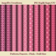 Pink Pattern Paper Pack - Full Size