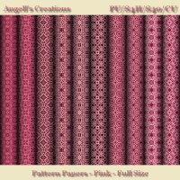 Pink Pattern Paper Pack - Full Size
