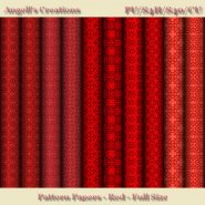Red Pattern Paper Pack - Full Size