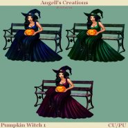 Pumpkin Witch - Set 01