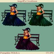 Pumpkin Witch - Set 03