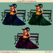 Pumpkin Witch - Set 04