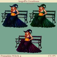 Pumpkin Witch - Set 04