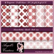 Red Sinedots Paper Pack Bundle - FS