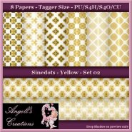 Yellow Sinedots Paper Pack - TS - Set 02