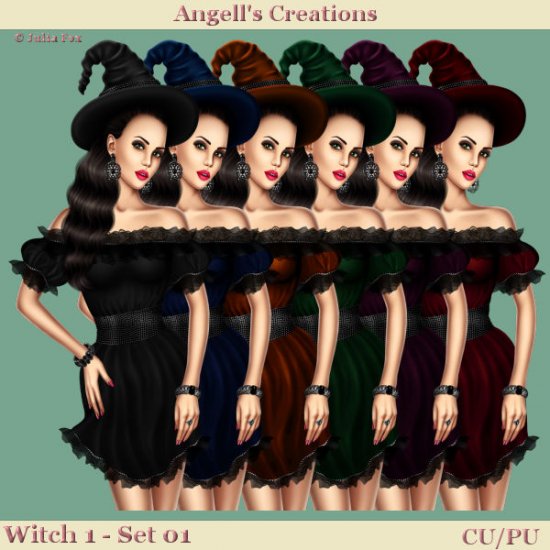 Witch 1 - Set 01 - Click Image to Close