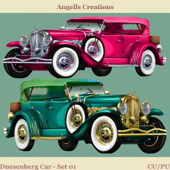 Duesenberg Cars - Set 01 - Click Image to Close