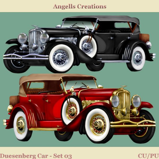 Duesenberg Cars - Set 03 - Click Image to Close