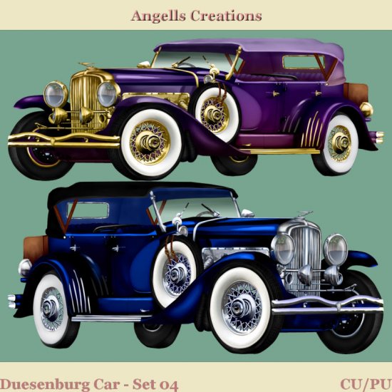 Duesenberg Cars - Set 04 - Click Image to Close