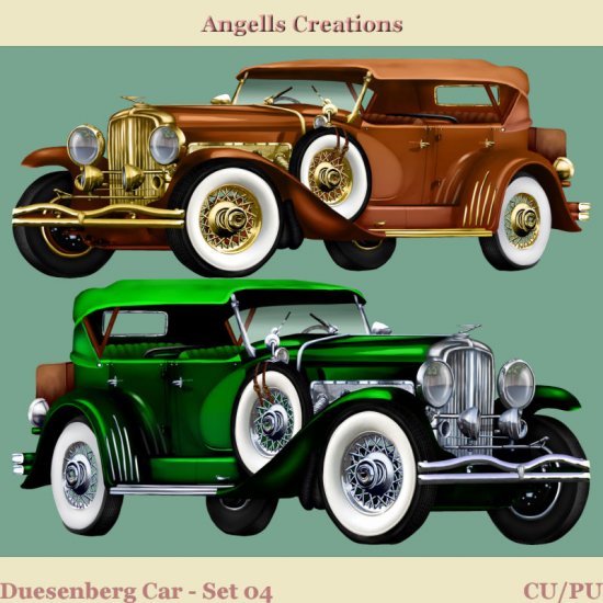 Duesenberg Cars - Set 04 - Click Image to Close