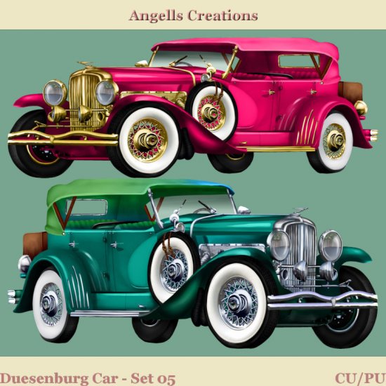 Duesenberg Cars - Set 05 - Click Image to Close
