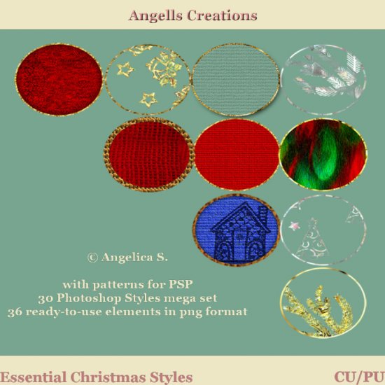 Essential Christmas Photoshop Styles - Click Image to Close