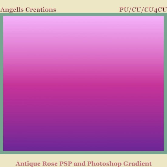 Antique Rose PSP and Photoshop Gradient - Click Image to Close