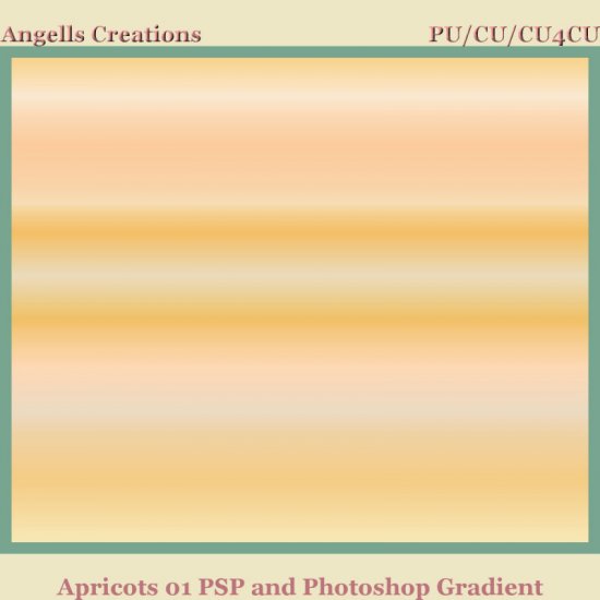 Apricots PSP and Photoshop Gradient 1 - Click Image to Close