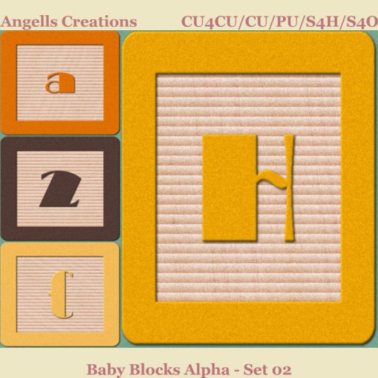 Baby Blocks Alpha - Set 02 - Click Image to Close