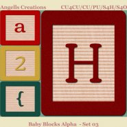 Baby Blocks Alpha - Set 03