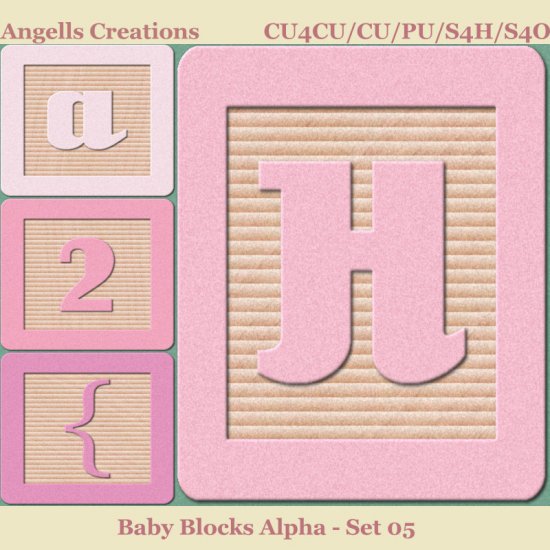 Baby Blocks Alpha - Set 05 - Click Image to Close