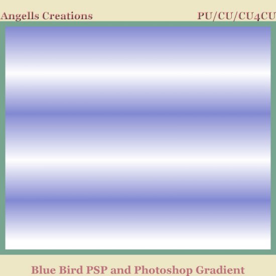 Blue Bird PSP and Photoshop Gradient - Click Image to Close