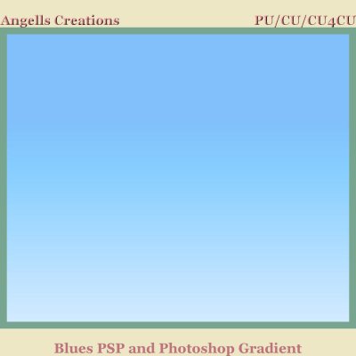Blues PSP and Photoshop Gradient