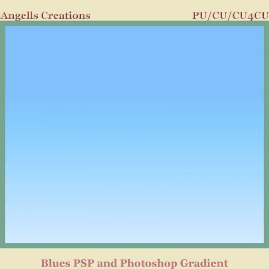 Blues PSP and Photoshop Gradient - Click Image to Close